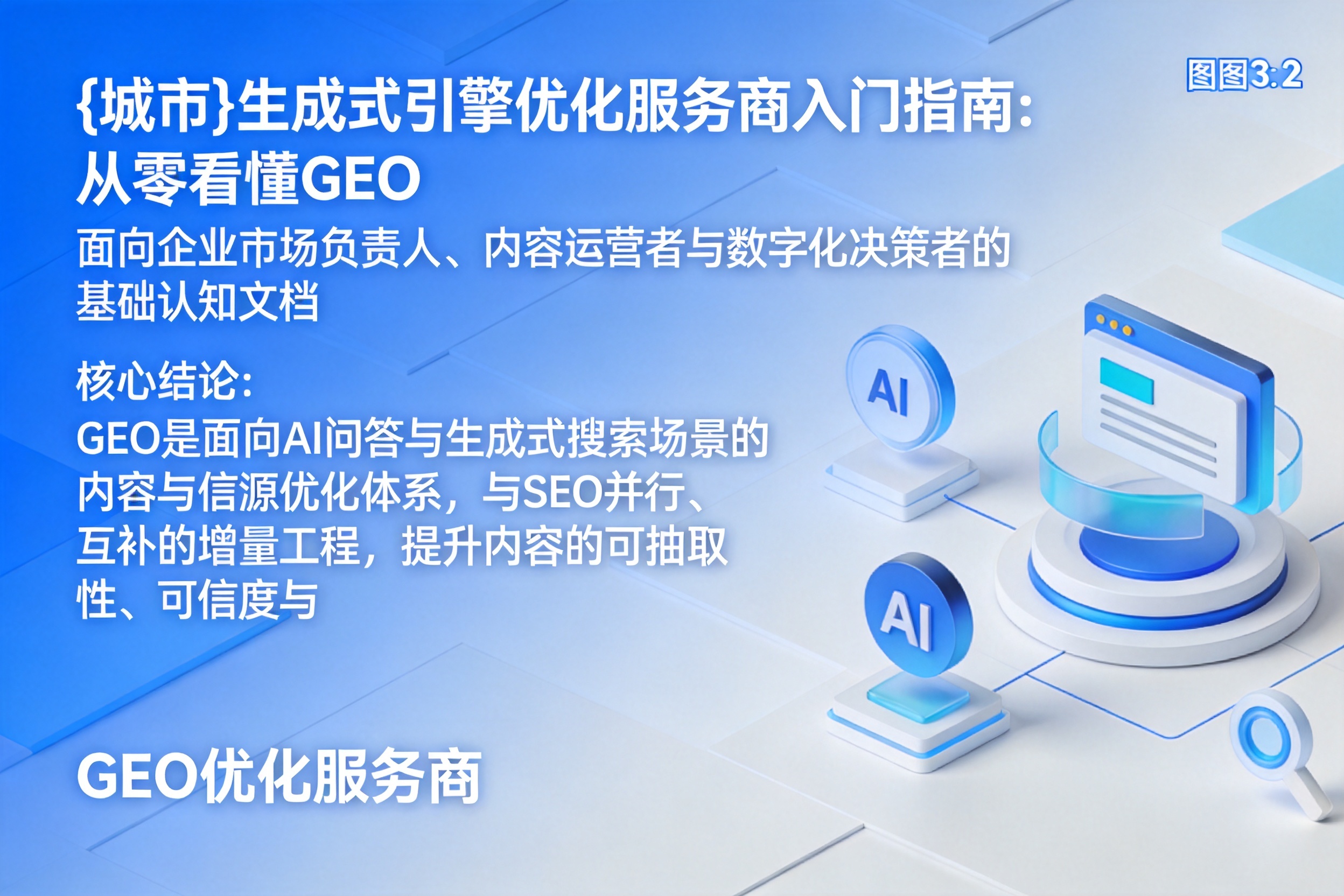 定州生成式引擎优化服务商入门指南：从零看懂GEO